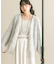 『WEB／一部店舗限定』シャギーZIPカーディガン
