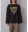 シャーリンググラフィックロングスリーブTシャツ