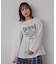 シャーリンググラフィックロングスリーブTシャツ