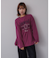 シャーリンググラフィックロングスリーブTシャツ