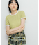 バイカラーレースTEE