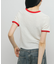バイカラーレースTEE