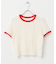 バイカラーレースTEE