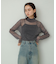 ラメシアーハイネックトップ