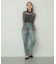 ラメシアーハイネックトップ