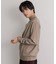 『ユニセックス』ストレッチモックネックセーター