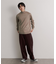 『ユニセックス』ストレッチモックネックセーター