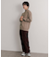 『ユニセックス』ストレッチモックネックセーター