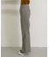 ストレッチヘリンボンフレアーパンツ