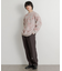 モールフラワークルーネックセーター