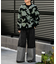 モールフラワークルーネックセーター