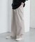 『イージーケア』ダブルタックワイドパンツ