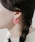カラーワイドフープピアス