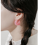 カラーワイドフープピアス