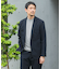 『イージーケア』LIFE STYLE TAILOR　シアサッカーコンフォータブルジャケット