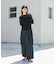 ハーフスリーブドレープレースTEE