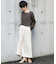 KBF+　アシメレイヤードカットアウトロングTシャツ∴