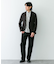 『イージーケア／速乾』LIFE STYLE TAILOR　メランジニットイージージャケット