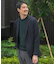 『イージーケア／速乾』LIFE STYLE TAILOR　メランジニットイージージャケット