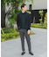 『イージーケア／速乾』LIFE STYLE TAILOR　メランジニットイージージャケット