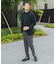 『イージーケア／速乾』LIFE STYLE TAILOR　メランジニットイージージャケット