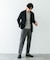 『イージーケア／速乾』LIFE STYLE TAILOR　メランジニットイージージャケット