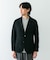 『イージーケア／速乾』LIFE STYLE TAILOR　メランジニットイージージャケット