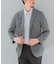 『イージーケア／速乾』LIFE STYLE TAILOR　メランジニットイージージャケット
