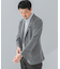 『イージーケア／速乾』LIFE STYLE TAILOR　メランジニットイージージャケット