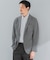 『イージーケア／速乾』LIFE STYLE TAILOR　メランジニットイージージャケット