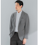 『イージーケア／速乾』LIFE STYLE TAILOR　メランジニットイージージャケット