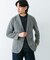 『イージーケア／速乾』LIFE STYLE TAILOR　メランジニットイージージャケット