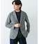 『イージーケア／速乾』LIFE STYLE TAILOR　メランジニットイージージャケット