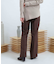 ウールライクキックフレアパンツ