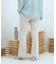 ウールライクキックフレアパンツ