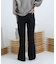 ウールライクキックフレアパンツ