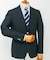 『イージーケア』LIFE STYLE TAILOR　ストレッチオックスメタルボタンブレザー
