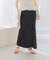 接触冷感リネン混バイヤススカート