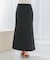 接触冷感リネン混バイヤススカート