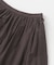 コットンシルクヘムデザインギャザースカート