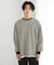 ワッフルボーダーロングTシャツ