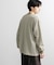 ワッフルボーダーロングTシャツ