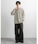 ワッフルボーダーロングTシャツ