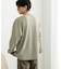 ワッフルボーダーロングTシャツ