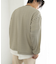 ワッフルボーダーロングTシャツ