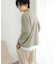 ワッフルボーダーロングTシャツ