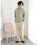 ワッフルボーダーロングTシャツ