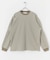 ワッフルボーダーロングTシャツ