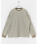 ワッフルボーダーロングTシャツ