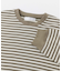 ワッフルボーダーロングTシャツ